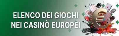I Migliori Casino Online Europei Live Giocare e Vincere Online I Migliori Casino Online Europei Live Giocare e Vincere Online